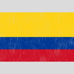 Colombia Vintage Flag Design - US Custom Tees
