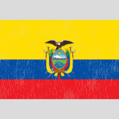 Ecuador Vintage Flag Design - US Custom Tees