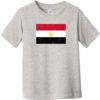 Egypt Vintage Flag Toddler T-Shirt Heather Gray - US Custom Tees