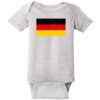 Germany Vintage Flag Baby One Piece Heather - US Custom Tees