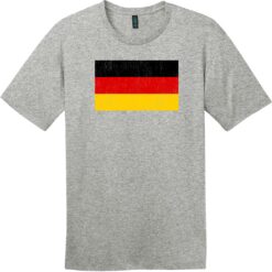Germany Vintage Flag T-Shirt Heathered Steel - US Custom Tees
