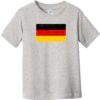 Germany Vintage Flag Toddler T-Shirt Heather Gray - US Custom Tees