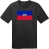 Haiti Vintage Flag T-Shirt Jet Black - US Custom Tees