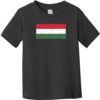 Hungary Vintage Flag Toddler T-Shirt Black - US Custom Tees