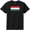 Hungary Vintage Flag Youth T-Shirt Black - US Custom Tees