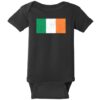 Ireland Vintage Flag Baby One Piece Black - US Custom Tees