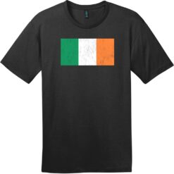Ireland Vintage Flag T-Shirt Jet Black - US Custom Tees