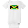 Jamaica Vintage Flag Baby One Piece White - US Custom Tees