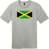 Jamaica Vintage Flag T-Shirt Heathered Steel - US Custom Tees