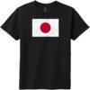 Japan Vintage Flag Youth T-Shirt Black - US Custom Tees
