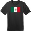 Mexico Vintage Flag T-Shirt Jet Black - US Custom Tees