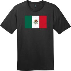 Mexico Vintage Flag T-Shirt Jet Black - US Custom Tees