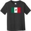 Mexico Vintage Flag Toddler T-Shirt Black - US Custom Tees