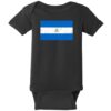 Nicaragua Vintage Flag Baby One Piece Black - US Custom Tees
