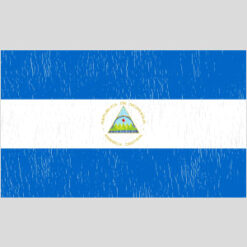 Nicaragua Vintage Flag Design - US Custom Tees