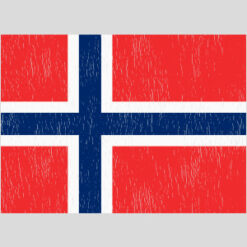 Norway Vintage Flag Design - US Custom Tees