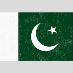 Pakistan Vintage Flag Design - US Custom Tees