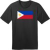 Philippines Vintage Flag T-Shirt Jet Black - US Custom Tees