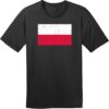 Poland Vintage Flag T-Shirt Jet Black - US Custom Tees
