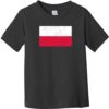 Poland Vintage Flag Toddler T-Shirt Black - US Custom Tees