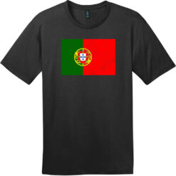 Portugal Vintage Flag T-Shirt Jet Black - US Custom Tees