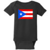 Puerto Rico Vintage Flag Baby One Piece Black - US Custom Tees