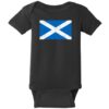 Scotland Vintage Flag Baby One Piece Black - US Custom Tees