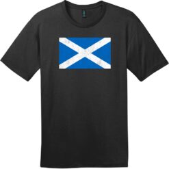 Scotland Vintage Flag T-Shirt Jet Black - US Custom Tees