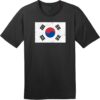 South Korea Vintage Flag T-Shirt Jet Black - US Custom Tees