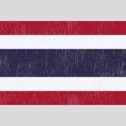 Thailand Vintage Flag Design - US Custom Tees