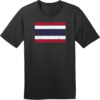 Thailand Vintage Flag T-Shirt Jet Black - US Custom Tees