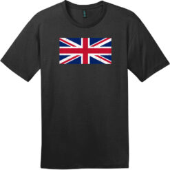 United Kingdom Vintage Flag T-Shirt Jet Black - US Custom Tees