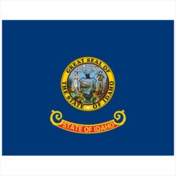 Idaho State Flag Sticker – vinyl decal printed in the USA