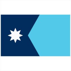 Minnesota State Flag Sticker – vinyl decal printed in the USA