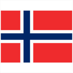 Norway Flag Sticker – vinyl decal printed in the USA