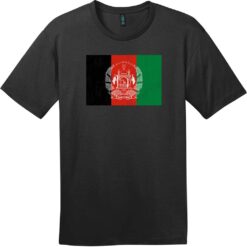 Afghanistan Vintage Flag T-Shirt Jet Black - US Custom Tees
