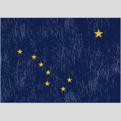 Alaska Vintage State Flag Design - US Custom Tees