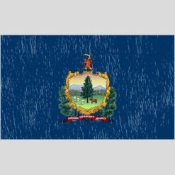 Vermont Vintage State Flag Design - US Custom Tees
